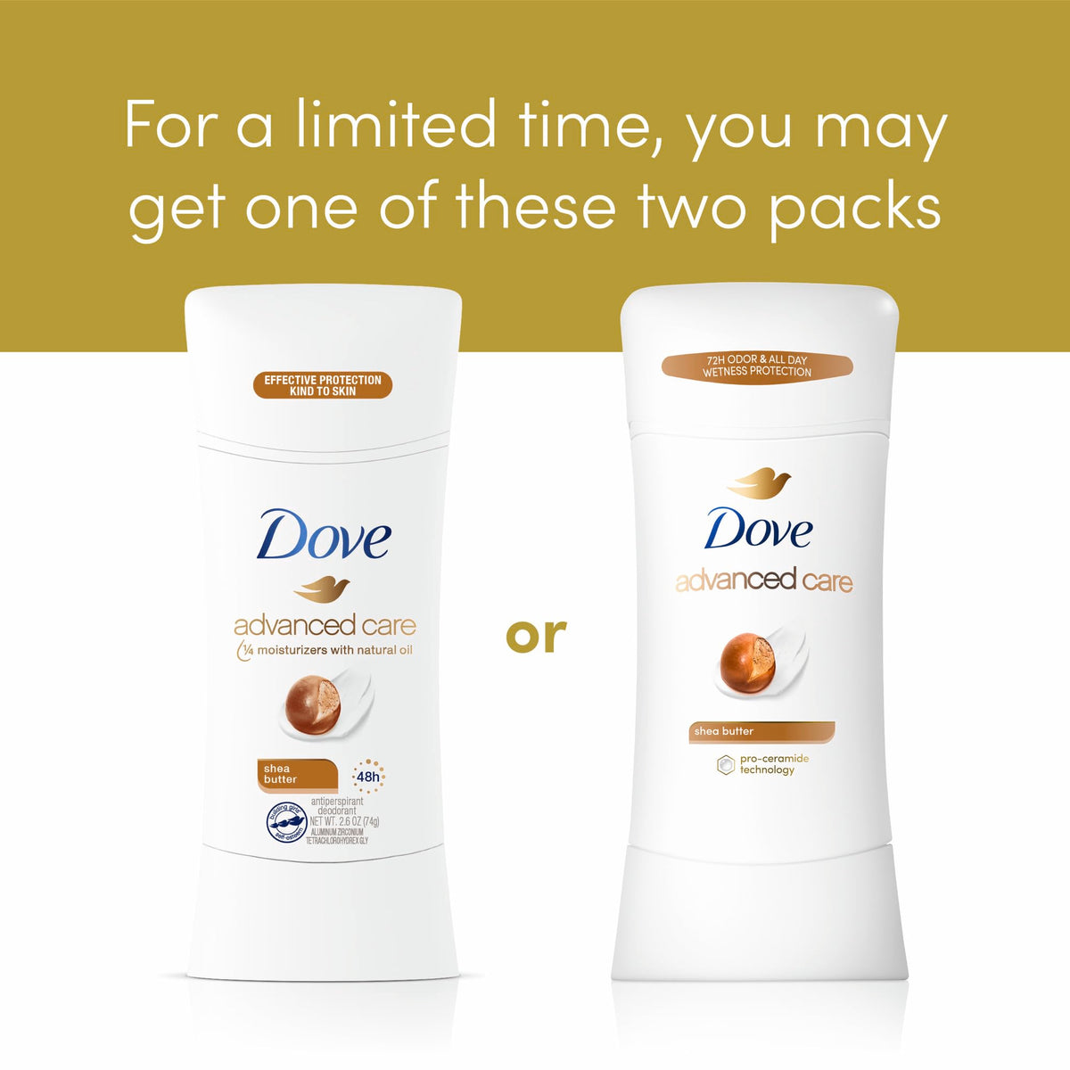 Dove Antiperspirant Stick Beurre de Karité en lifestyle