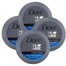Dove Crème Ultra Hydra pour Homme 2,53 oz pot avant