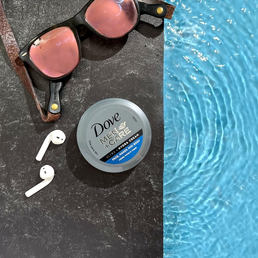 Dove Crème Ultra Hydra pour Homme étiquette avec ingrédients