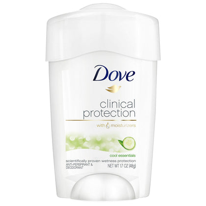 Dove Déodorant Anti-Transpirant Clinique Cool Essentials 48g, vue de face