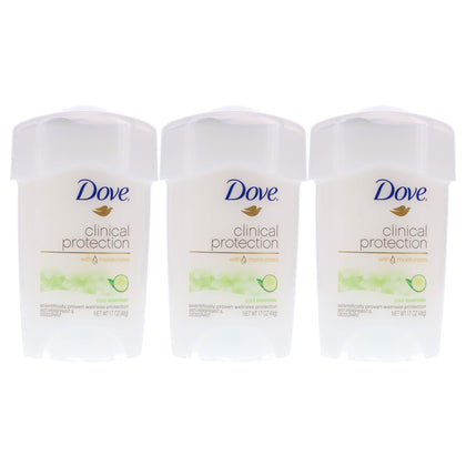 Dove déodorant anti-transpirant pack de 3 de 50 ml face