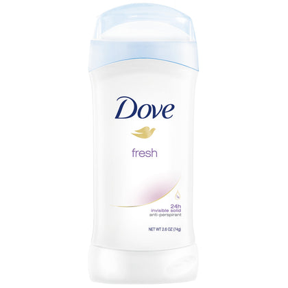 Dove Déodorant Antiperspirant Invisible Solide 2,6 oz vue de face