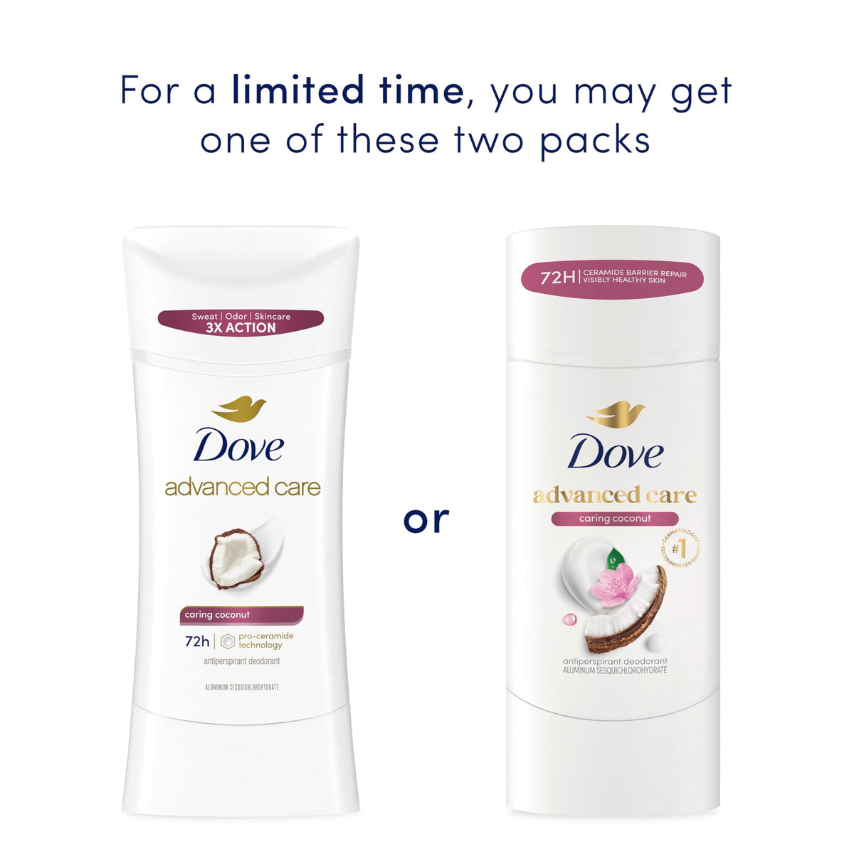 Dove Déodorant Antiperspirant Stick avec texture crémeuse
