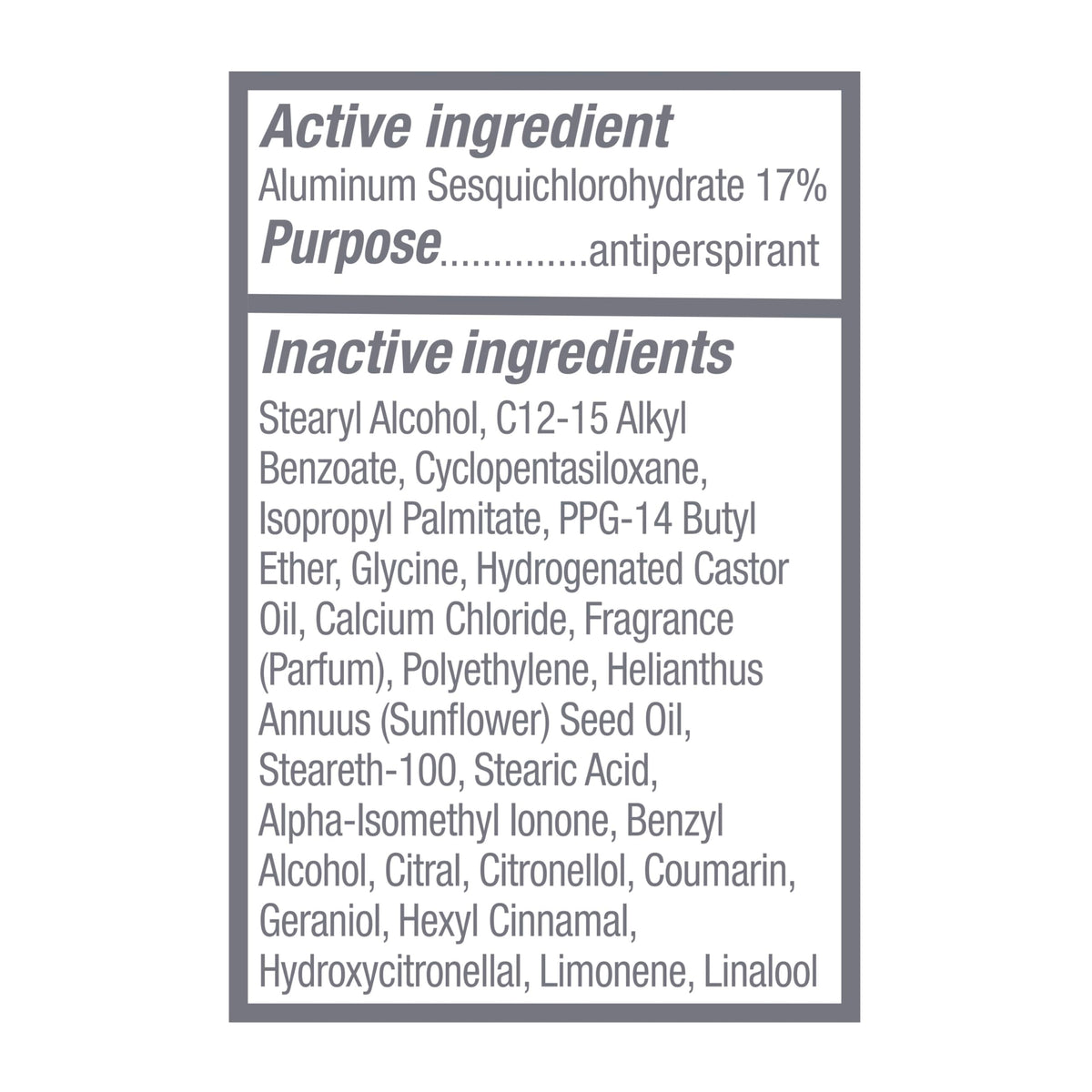 Dove Déodorant Antitranspirant avec texture douce