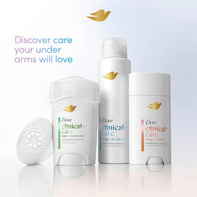 Dove Déodorant Antitranspirant Clinical + Care stick 75g en utilisation