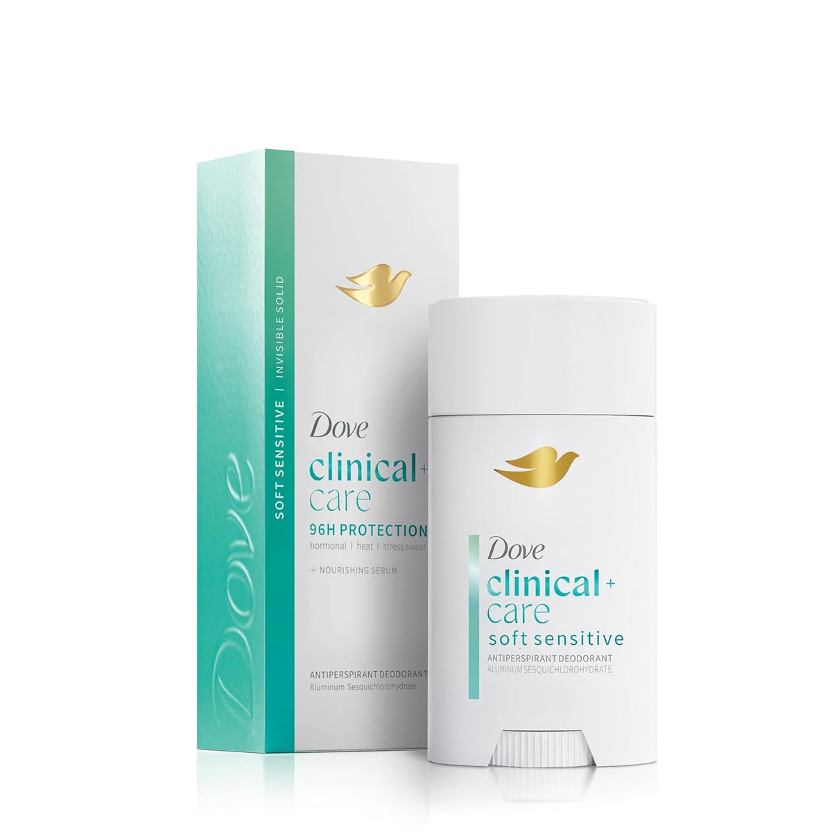 Dove Déodorant Antitranspirant Clinical + Care stick 75g vue avant