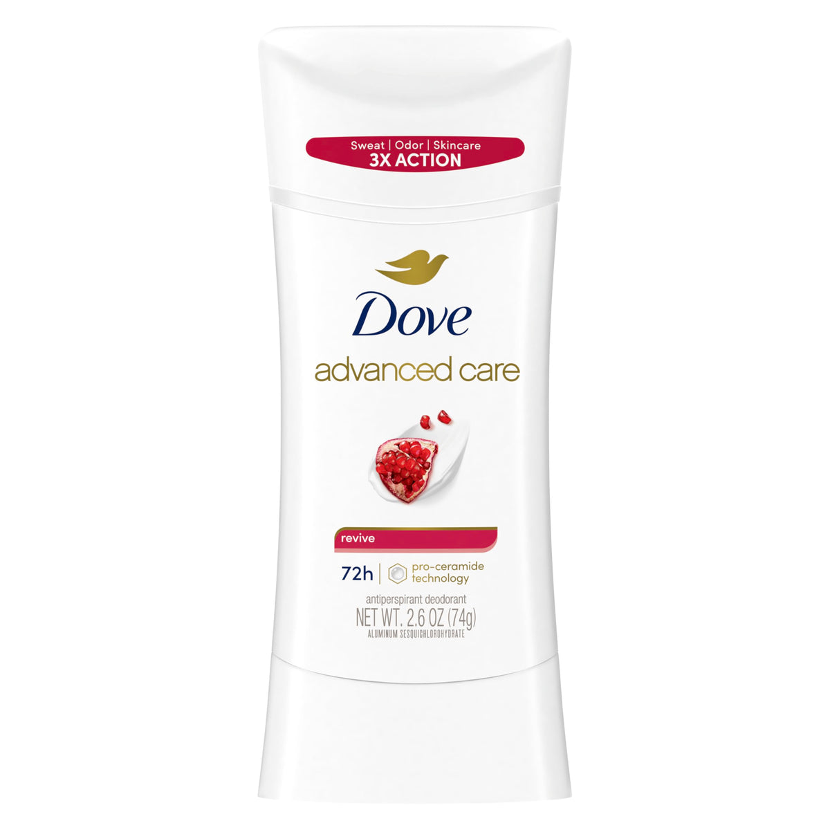 Dove Déodorant Antitranspirant Stick Advanced Care Revive 118g vue de face