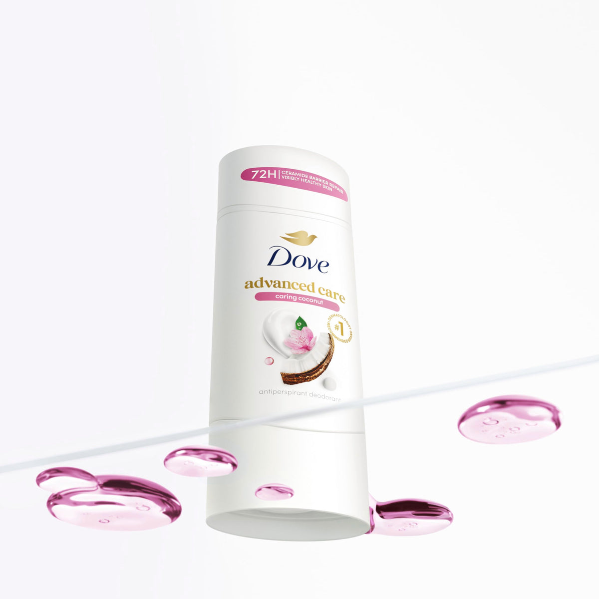 Dove Déodorant en application sur la peau