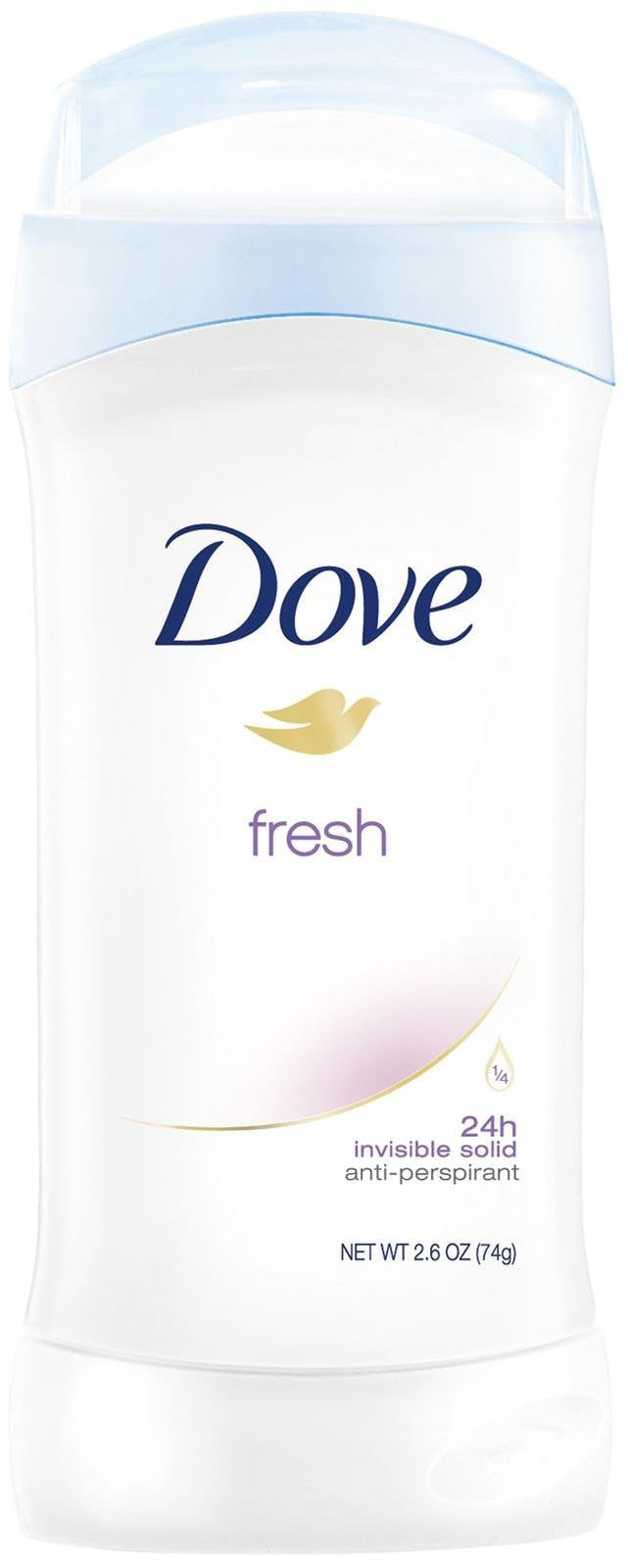Dove Déodorant Invisible Solide Fraîcheur 109g vue de face