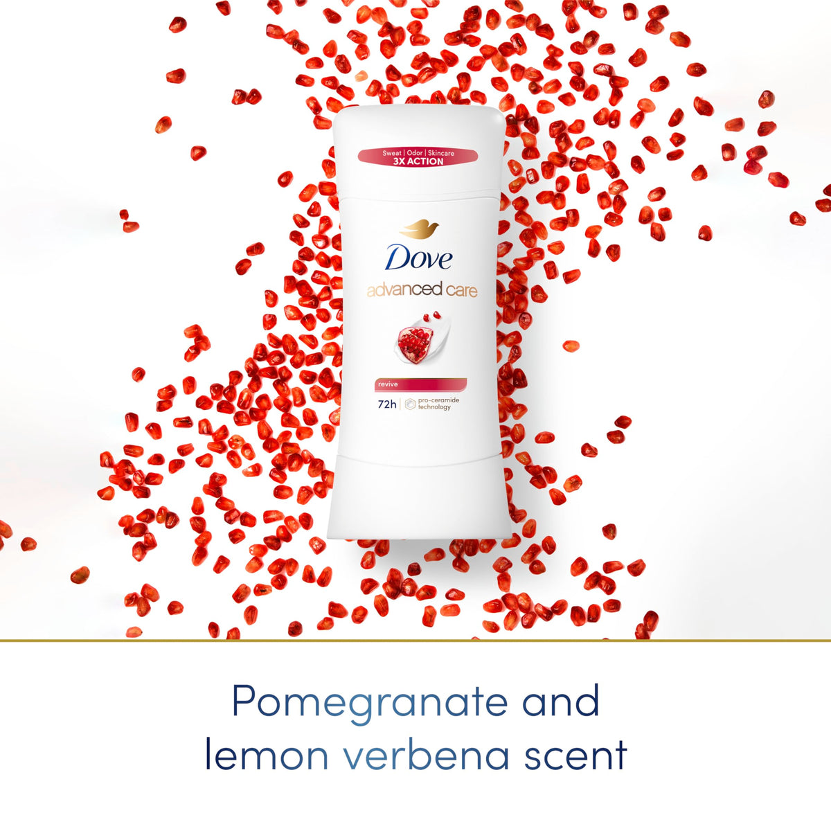 Dove Déodorant Stick Advanced Care Revive 118g avec étiquette