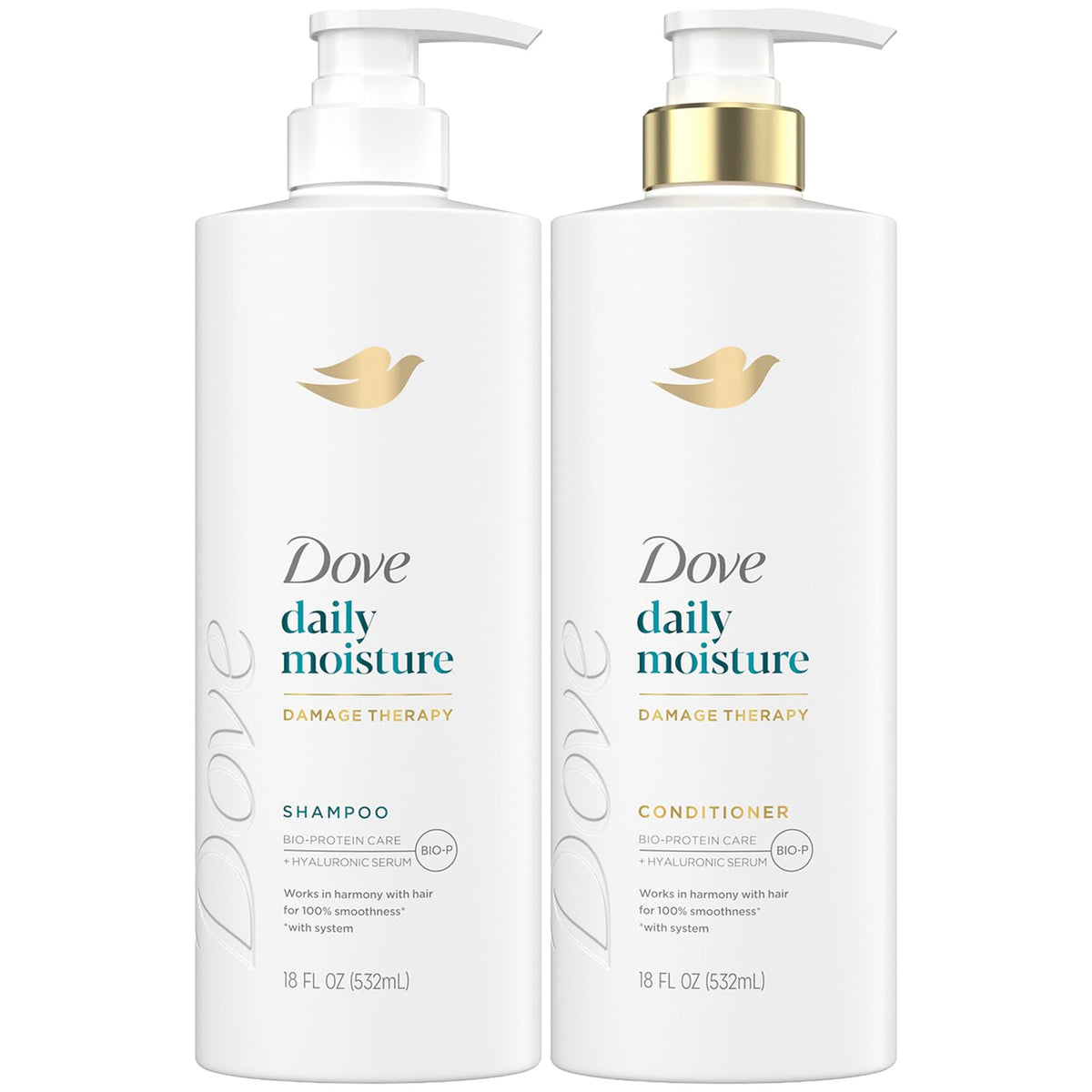 Dove Ensemble Shampoo & Après-Shampooing 18 Oz vue de face