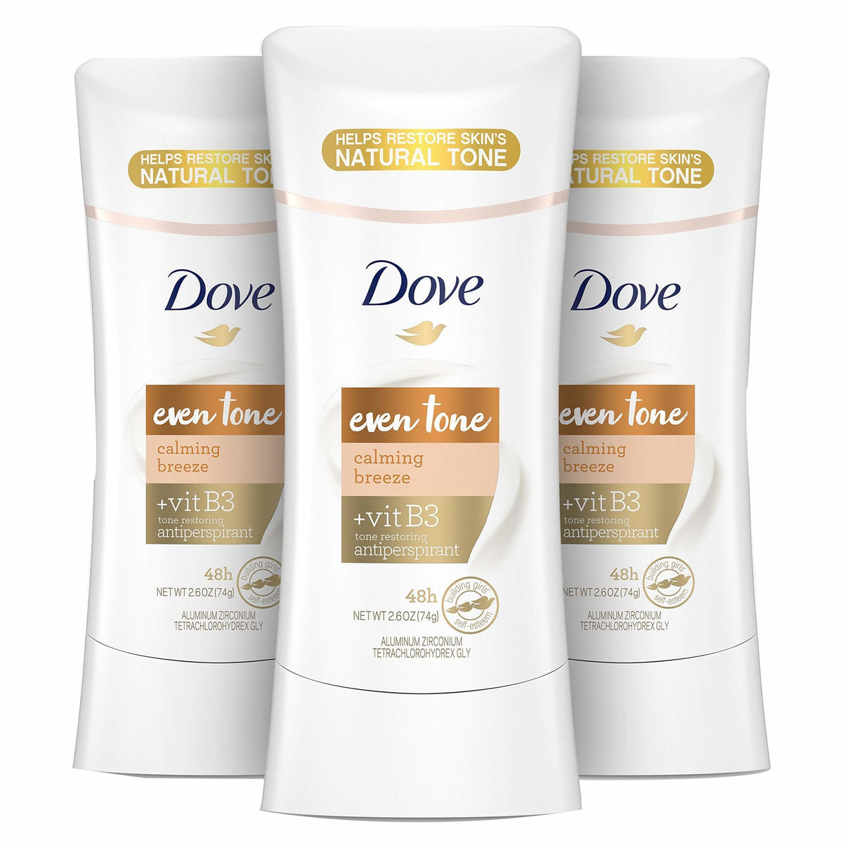 Dove Even Tone Antitranspirant Stick avec texture crémeuse