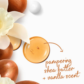 Dove Gel Douche Beurre de Karité & Vanille en utilisation sous la douche