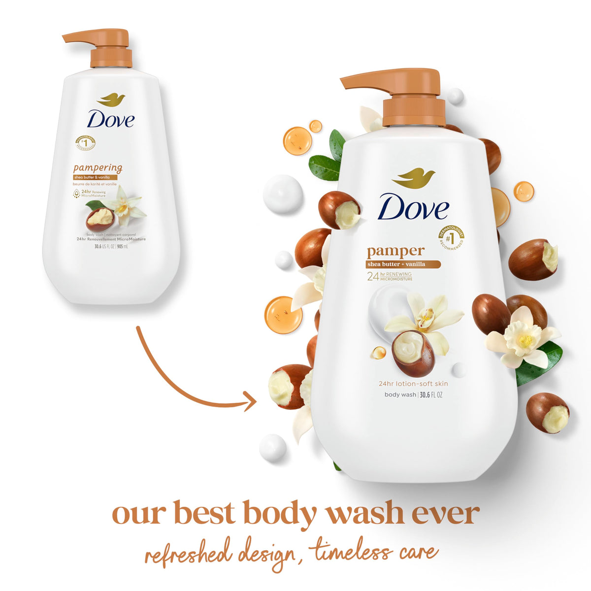 Dove Gel Douche Beurre de Karité & Vanille packaging