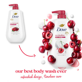 Dove Gel Douche Cerise & Lait de Chia 980g en bouteille