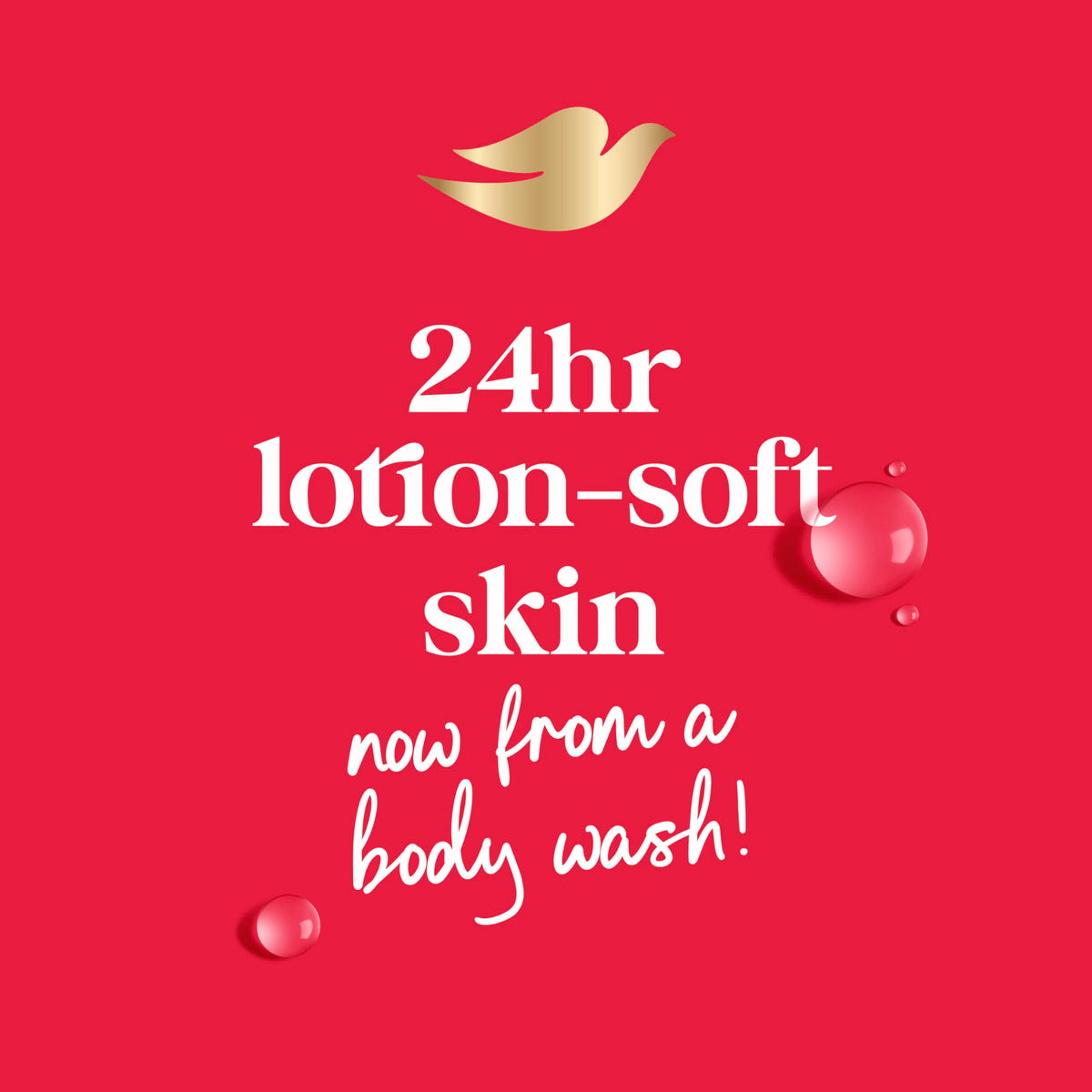 Dove Gel Douche Cerise & Lait de Chia 980g en utilisation