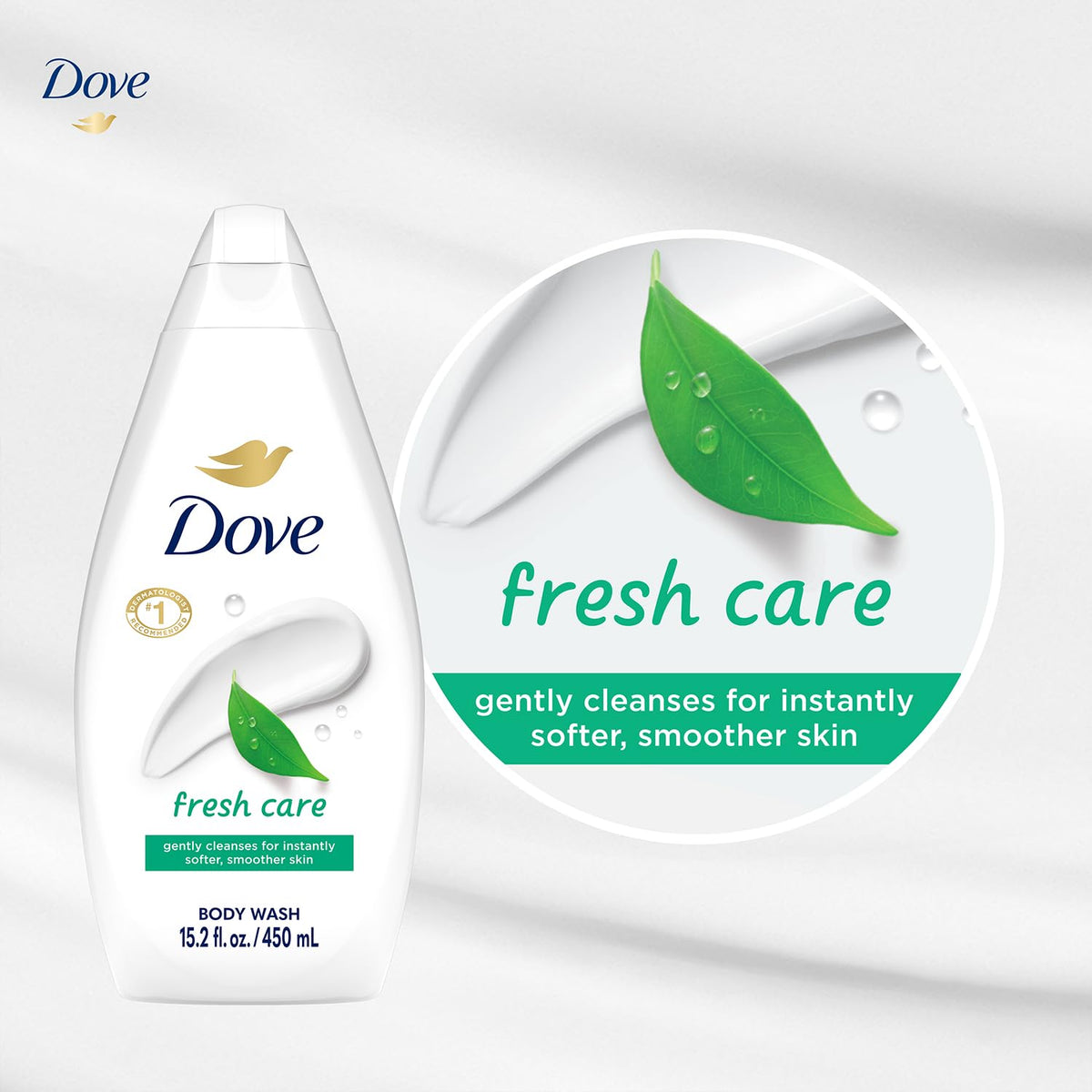 Dove Gel Douche Fresh Care avec ingrédients naturels