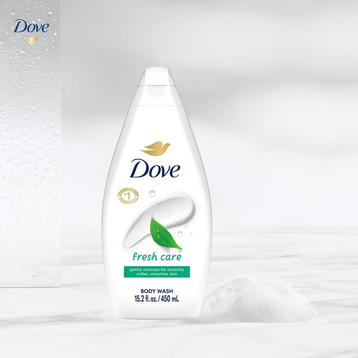 Dove Gel Douche Fresh Care texture mousse
