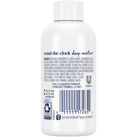 Dove Gel Douche Hydratant Voyage 3 Oz bouteille avec étiquette