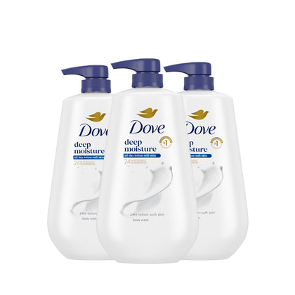 Dove Gel Douche Hydratation Profonde 3 Compte 2980g vue de face