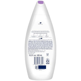 Dove Gel Douche Relaxant Jasmin et Lait de Coco 15,2 Oz vue arrière