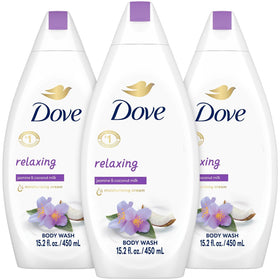 Dove Gel Douche Relaxant Jasmin et Lait de Coco 15,2 Oz vue avant