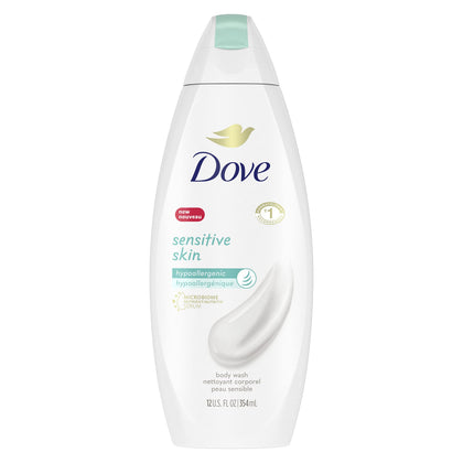 Dove Gel Douche Sensitive Skin 358g vue avant avec étiquette