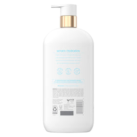 Dove Gel Douche Sérum Hydratation 30 fl oz dos de l'emballage