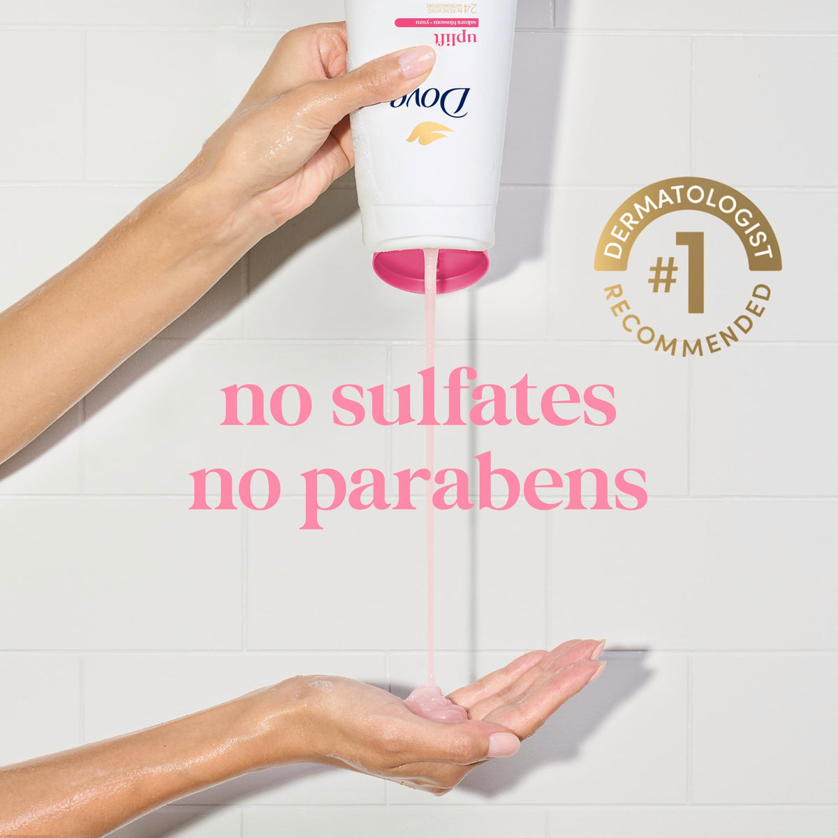 Dove Gel Douche Uplift Sakura Blossom & Yuzu - texture du gel
