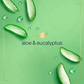 Dove gel moussant pour les mains Aloe & Eucalyptus, bouteille en plastique recyclé