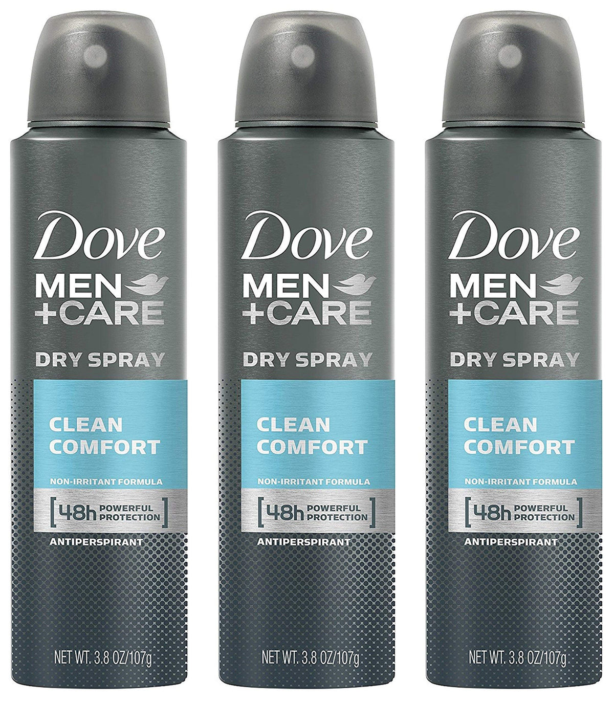 DOVE MEN + CARE Antitranspirant Spray Sec Clean Comfort 3,8 oz vue avant