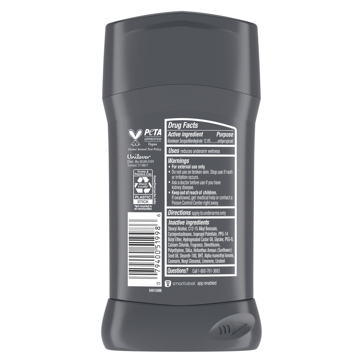 DOVE MEN + CARE Déodorant Antitranspirant 3 Pack Bois de Santal emballage