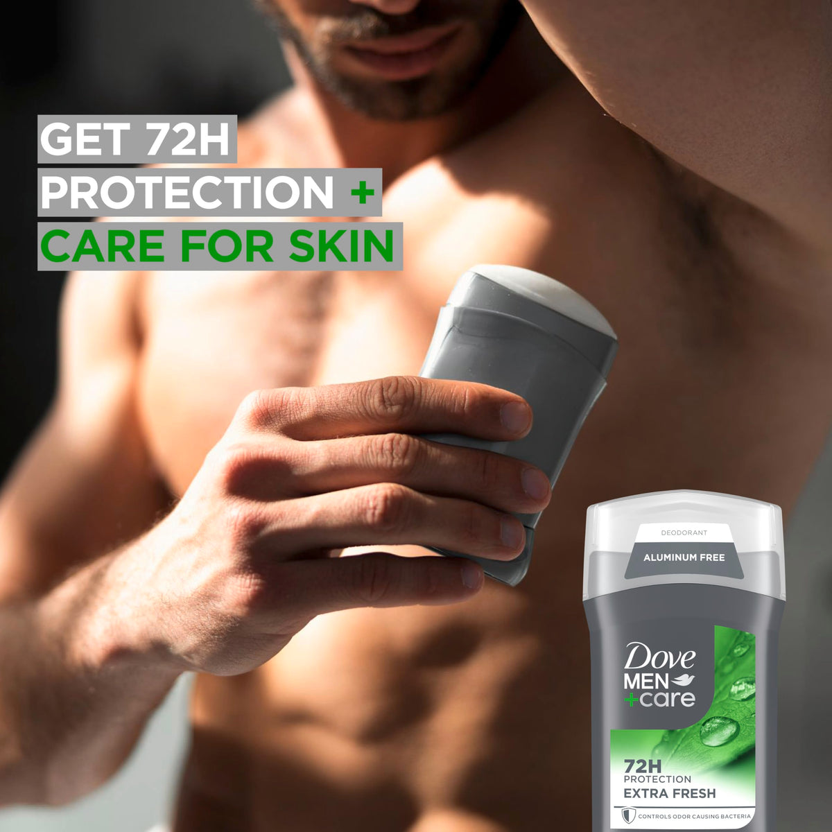 DOVE MEN + CARE Déodorant Stick Extra Fresh with citrus scent notes