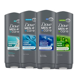 DOVE MEN + CARE Gel Douche 4 x 532 ml vue de face