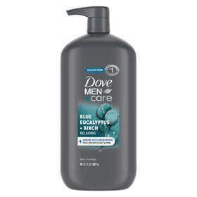 DOVE MEN + CARE Gel Douche Eucalyptus Bleu 980g vue de face