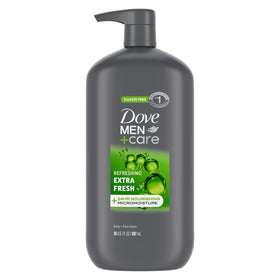 DOVE MEN + CARE Gel Douche Extra Frais 30 oz vue de face