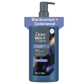 DOVE MEN + CARE Gel Douche Hydratant au Cassis et Cèdre, vue avant