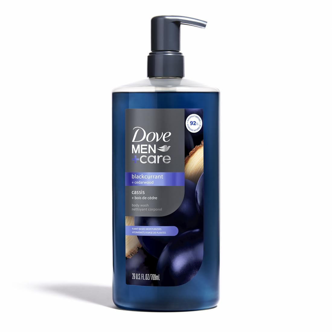 DOVE MEN + CARE Gel Douche Hydratant, ingrédients naturels