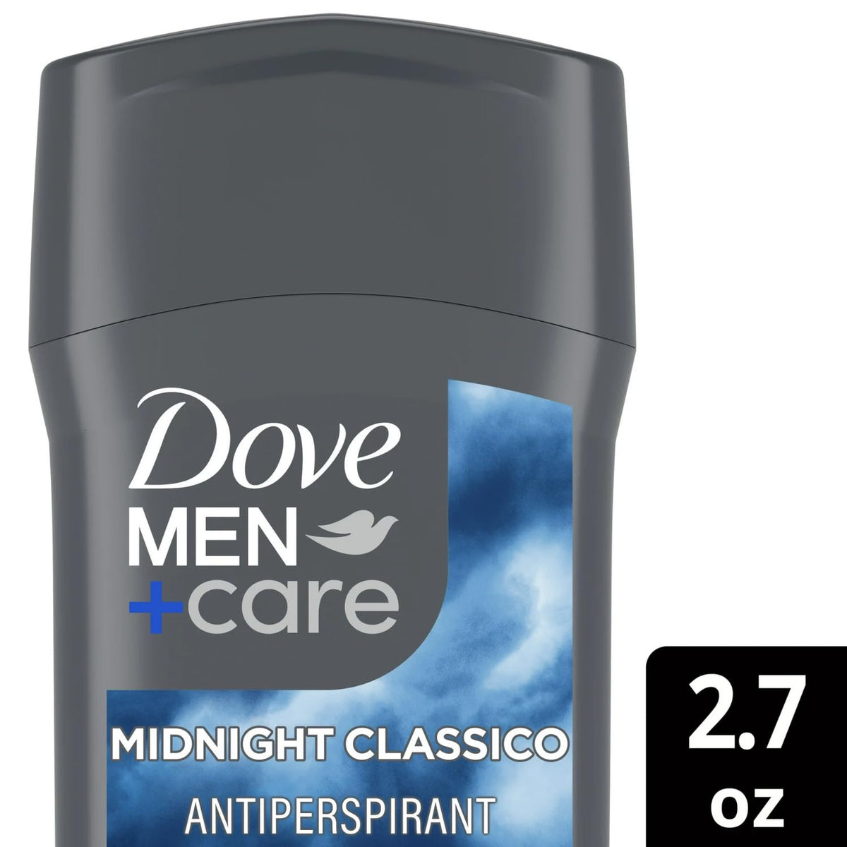 DOVE MEN + CARE Midnight Classico déodorant sur fond neutre