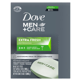 DOVE MEN + CARE Savon 3 en 1 Extra Fresh 921g vue arrière