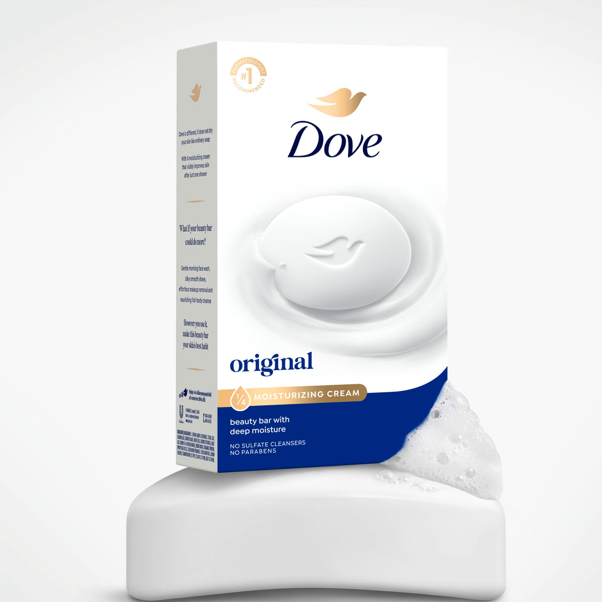 Dove Savon Beauté Original en contexte de salle de bain