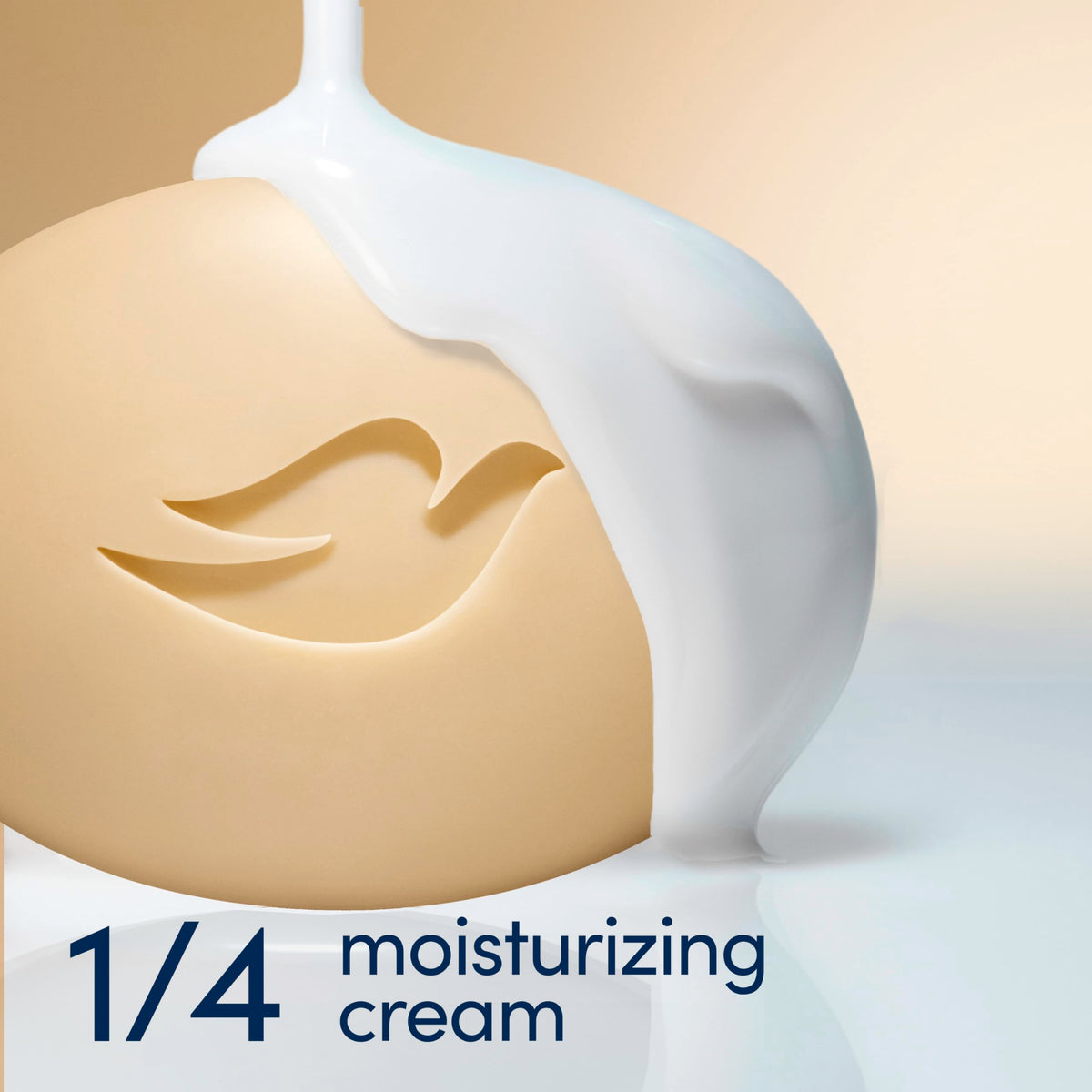 Dove Savon Beauté Restoratif 3,75 oz dans un bain