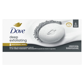 Dove Savon D'Exfoliation Profonde, mousse riche au contact de l'eau