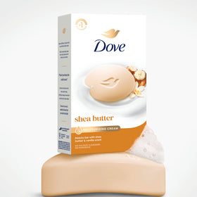 Dove Savon de Beauté au Beurre de Karité en vue latérale