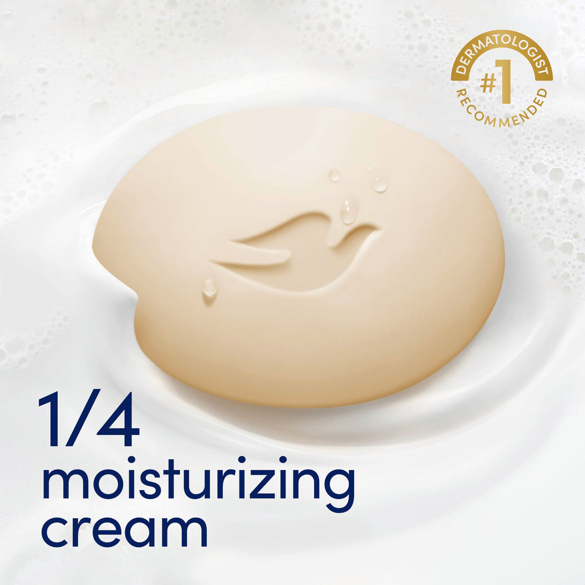 Dove Savon de Beauté au Beurre de Karité texture crémeuse