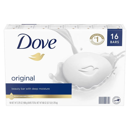Dove Savon de Beauté Blanc 4oz, pack de 8 barres