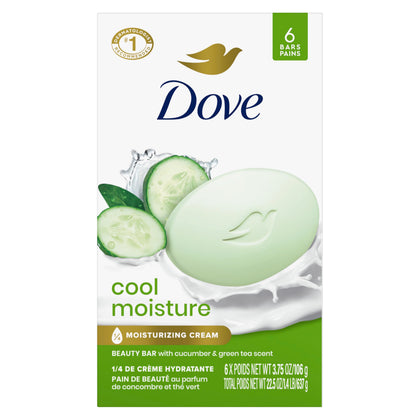 Dove savon de beauté Cool Moisture barres emballées