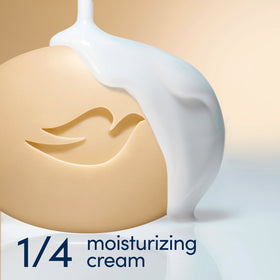 Dove Savon de Beauté entouré de produits de soins