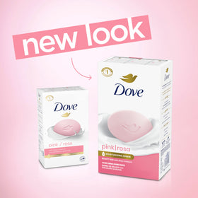 Dove Savon de Beauté Rose 8 Comptes texture du savon
