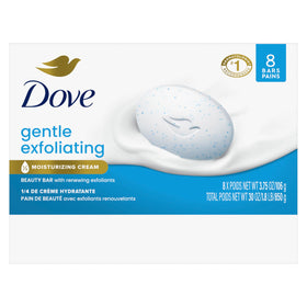 Dove savon exfoliant doux avec mousse riche
